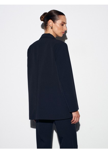 60776 Metal Düğmeli Blazer-Siyah fiyatları