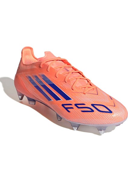 F50 Elite Sg Erkek Islak / Yumuşak Çim Zemin Kramponu JH7631 Turuncu modelleri