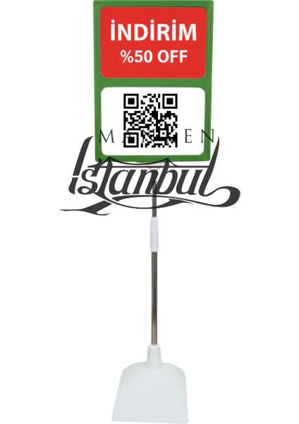 3 Adet Yeşil Beyaz A4 Yükseklik Ayarlı Çift Bölme Ayaklı Fıyat Etiketi Çerçeveli Fıyat Etiketi modelleri