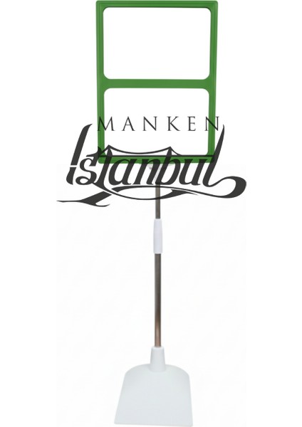 3 Adet Yeşil Beyaz A4 Yükseklik Ayarlı Çift Bölme Ayaklı Fıyat Etiketi Çerçeveli Fıyat Etiketi indirimleri