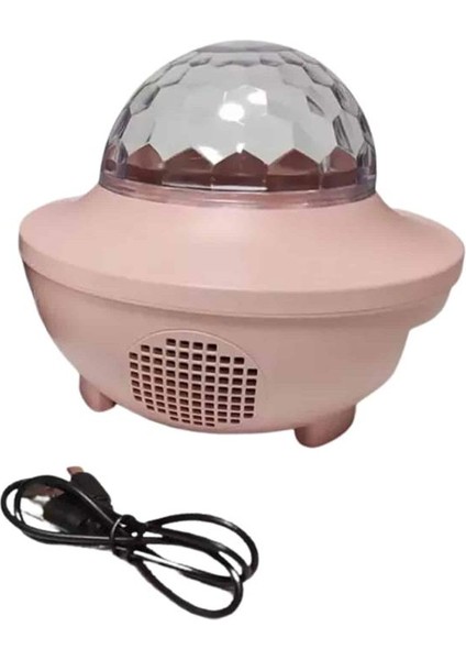 Techmrt Çok Renkli Projektör Lamba Disko Topu Gece Lambası Kablosuz indirimleri