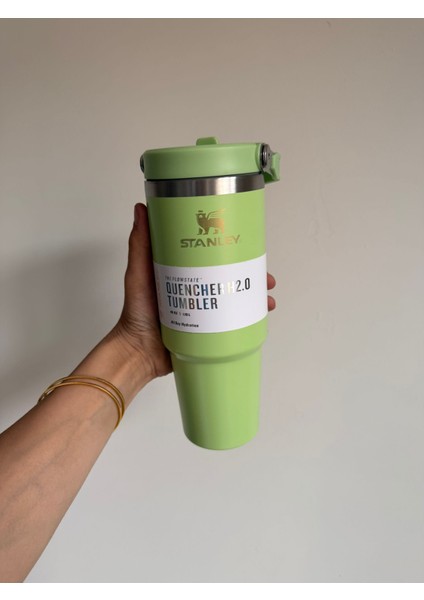 The Iceflow Flip Straw Pipetli Termos Bardak 0.89