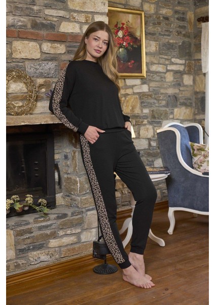 Kadın Siyah Pijama Takımı 26281 fiyatları