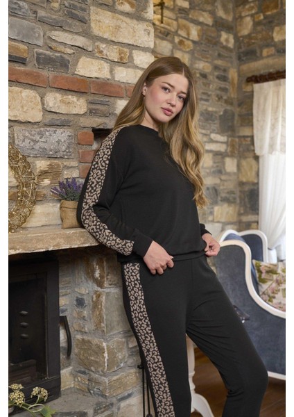 Kadın Siyah Pijama Takımı 26281 modelleri