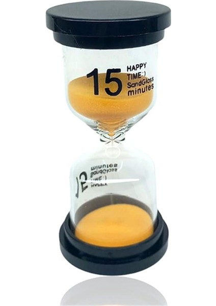 15 Dakikalık Turuncu Renk Kum Saati