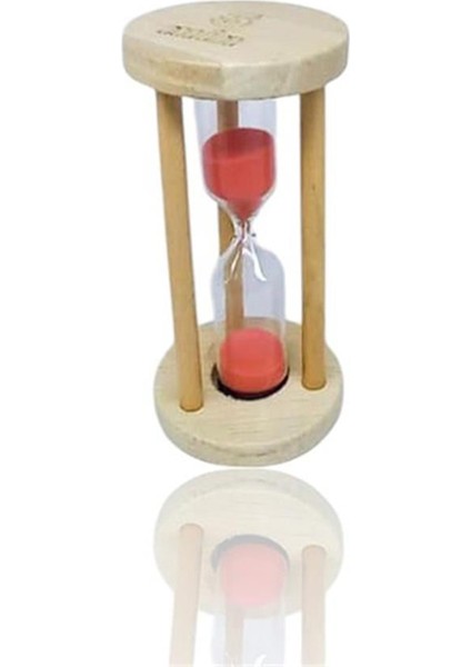 5 Dakikalık Kırmızı Renk Kum Saati