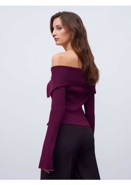 7535 Yanı Fermuarlı Bol Paça Pantolon-Koyu Kahve fiyatları