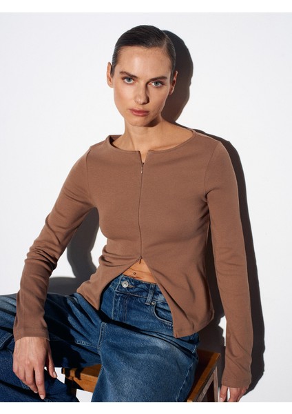 31993 Çift Fermuarlı Top-Vizon modelleri