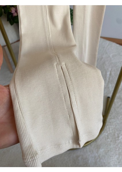 Kız Çocuk Tayt (Bej)