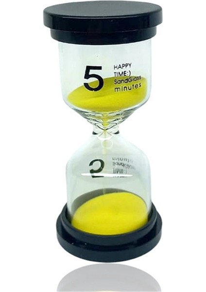 5 Dakikalık Sarı Renk Kum Saati