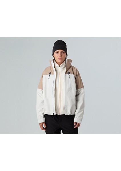 W Hke Devils Thumb Gtx Jacket Kadın Outdoor Montu NF0A8CGBDIU1 Beyaz indirimleri