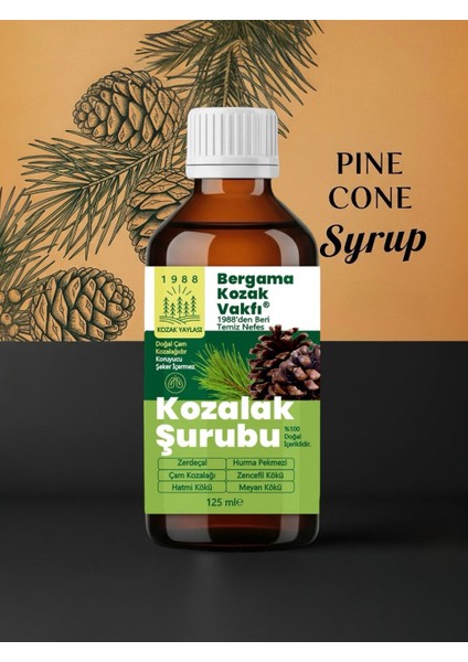 Bergama Vakfı Kozalak Şurubu 125 ml fırsatları