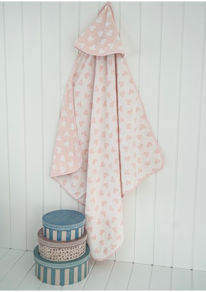 100X100 Organik Pamuk Bebek Çocuk Banyo Havlu Kundak