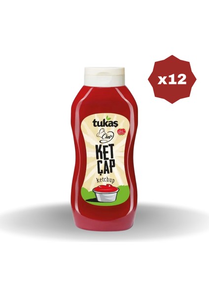 Ketçap Chef 600GR - (12 Adet)