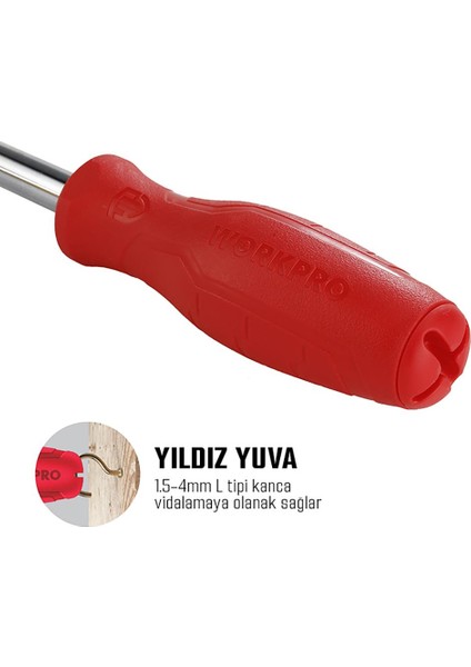 WP221066 6-In-1 Çok Fonksiyonlu Değişken Uçlu Profesyonel Tornavida Seti indirimleri