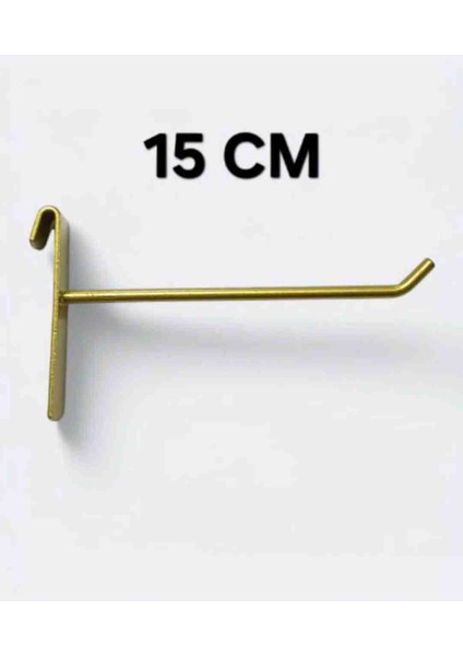 100 Adet 15 cm (Altın Sarısı) Tel Pano Kancası