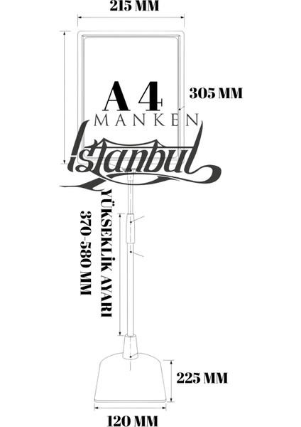 10 Adet Siyah Beyaz A4 Yükseklik Ayarlı Çift Bölme Ayaklı Fıyat Etiketi Çerçeveli Fıyat Etiketi modelleri