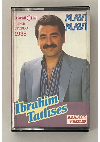 Ibrahim Tatlıses Mavi Mavi Türküola 1938 Alman Baskı Kaset (Orijnal Dönem Alman Baskı Kaset)