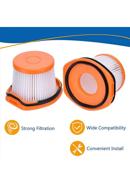 8 Paket Değiştirme Vakum Filtresi Köpekbalığı Wandvac Sistemi WV360 WS620 WS630 WS632 WS632BLBRN WS632GDBRN Bölüm XFFWV360 (Yurt Dışından) modelleri