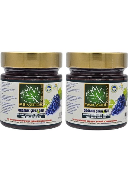 2'li Set Organik Şiraz Özü 255ML 280 G