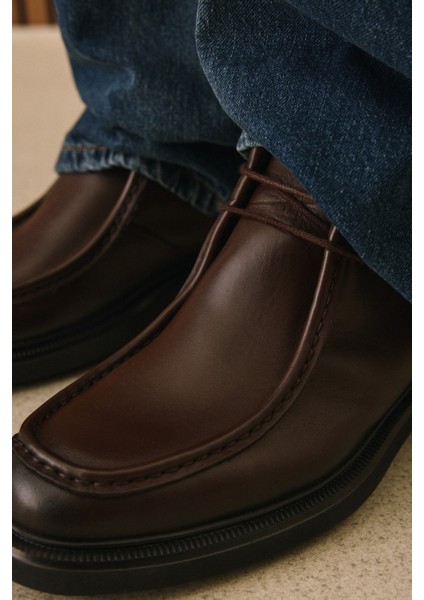 , Erkek Hakiki Deri Bot 1531043Z4049 Kahve modelleri
