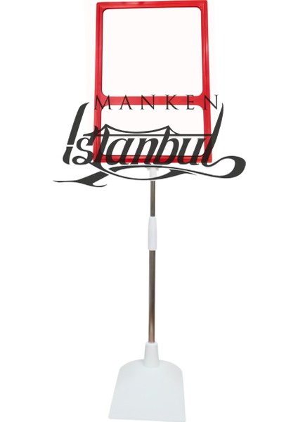 3 Adet Kırmızı Beyaz A4 Yükseklik Ayarlı Çift Bölme Ayaklı Fıyat Etiketi Çerçeveli Fıyat Etiketi fırsatları