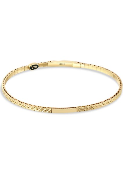 Tasarım Altın Kelepçe - 14K