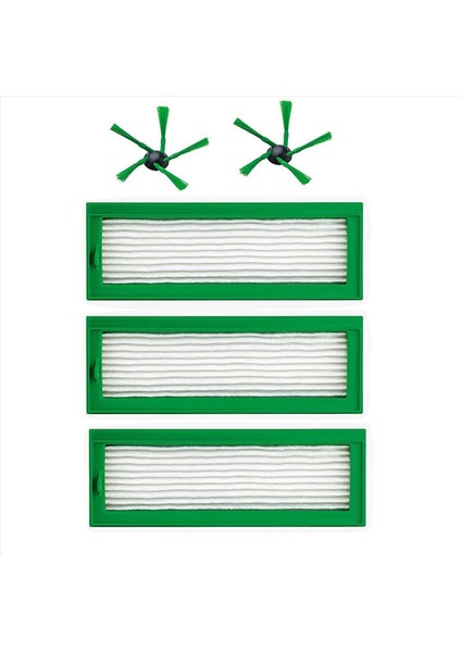 Vorwerk Kobold VR200 ve VR300 Vakum Robotları - 9x Hepa Filtreleri ve 6x Yan Fırçalar Için Aksesuarlar (Yurt Dışından) modelleri