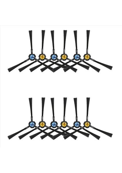 20PCS Robot Vakum Süpürge Yan Fırça Ilıfe V8 V8S X750 A7 X800 X785 V80 Robotik Vakum Süpürge Parçaları Aksesuarları (Yurt Dışından)