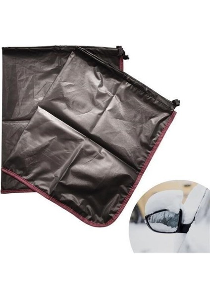 Buffer® 2 Adet Araba Araç Dikiz Aynası Donma Engelleyici Koruyucu Kılıf
