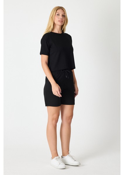 Kadın Bisiklet Yaka Kısa Kol Şort Takım 2995 fiyatları