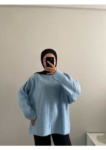 Oversize Yarasa Kol Triko Kazak