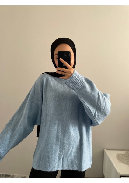 Oversize Yarasa Kol Triko Kazak fiyatları