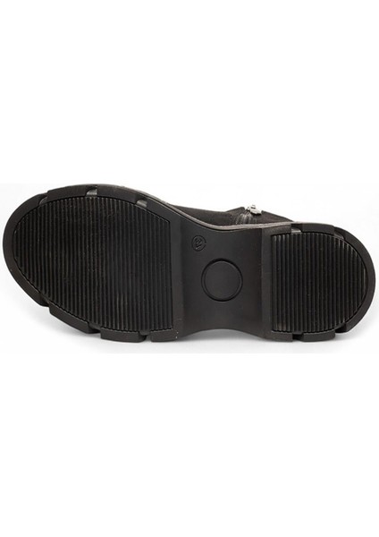 Siyah Termal Astar Süet Kadın Bot & Bootie NSB940 fırsatları