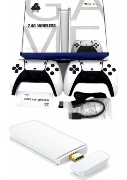 Techmrt Game Stick 4K Retro Çift Kollu Atari Oyunlari +20000 Oyunlu Konsol Nostalji fırsatları