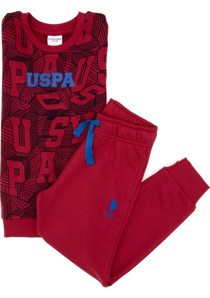 Erkek Çocuk Bordo Pijama Takım 50319067-VR014