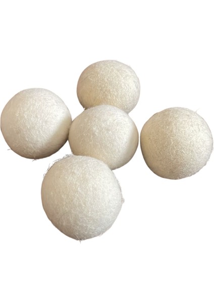 5 Adet Xxl Doğal Yerli Üretim Çamaşır Yün Kurutma Topu - Taşıma Kesesi Hediyeli fiyatları