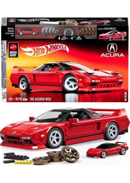 Elite Serisi '90 Nsx Araba 876 Parça Yapım Seti JFT17