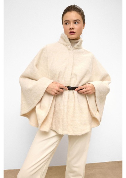 Kemerli Kalın Panço Ekru 3154 fırsatları