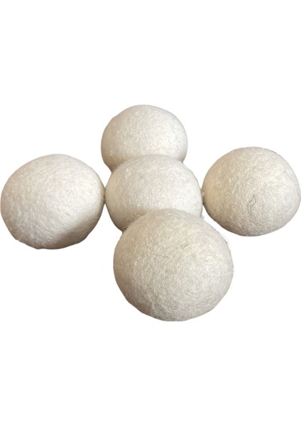 5 Adet Xxl Doğal Yerli Üretim Çamaşır Yün Kurutma Topu - Taşıma Kesesi Hediyeli indirimleri