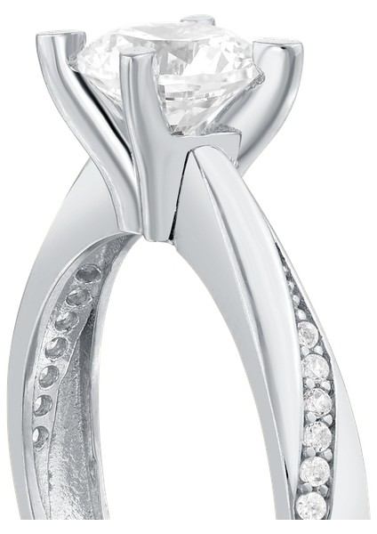 Altın Tektaş Yüzük - 14K