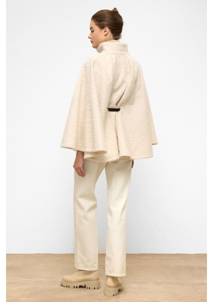 Kemerli Kalın Panço Ekru 3154