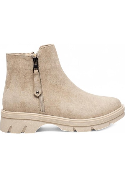 Bej Termal Astar Süet Kadın Bot & Bootie NSB940