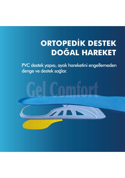 - GC11 - Sport Gel | Spor Ayakkabı ve Aktiviteler Için Ark Destekli Ortopedik Yumuşak Jel Iç Tabanlık fırsatları