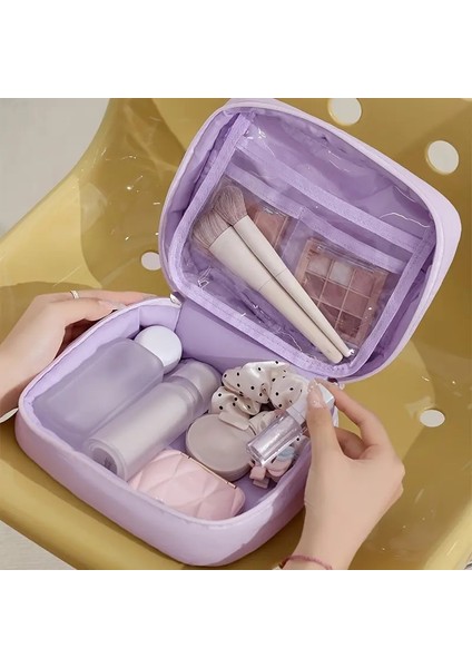 Çok Fonksiyonlu Depolama Çantası,seyahat Organizatörü, Ybüyük Kapasiteli Makyaj Çantası indirimleri