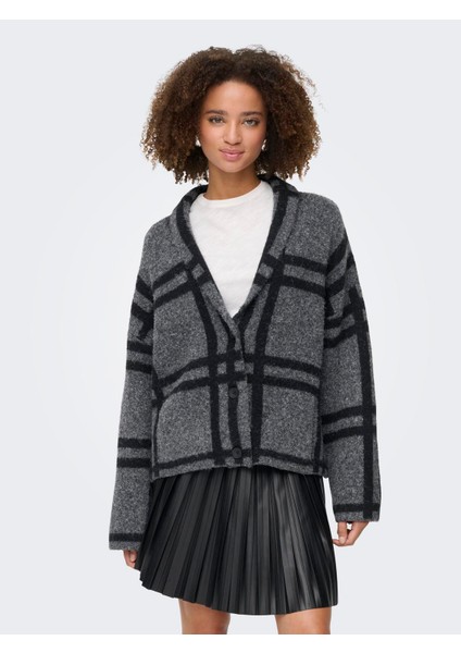 15354098 Jdylydıa L/s V-Neck Short Coatıgan Knt