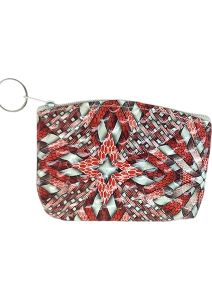 Bozuk Para Cüzdanı Anahtarlık Karışık Desenli Çok Renkli