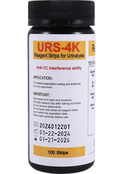 Vansful In Vitro Idrar Testi: Glikoz, Ph, Protein, Keton Gövdesi (Yurt Dışından)