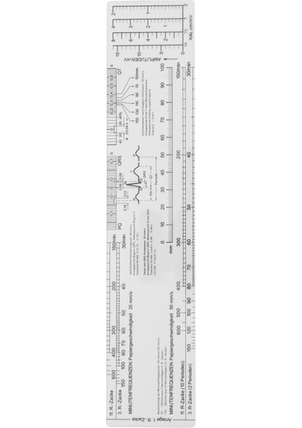 Ingilizce Olarak Temel Ekg Cetvel Pockcard (Yurt Dışından) fırsatları