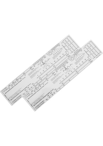 Ingilizce Olarak Temel Ekg Cetvel Pockcard (Yurt Dışından) indirimleri